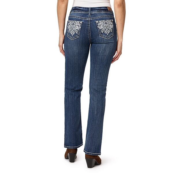 Juniors' WallFlower Luscious Curvy Bling Bootcut Jeans - Jillian (0)