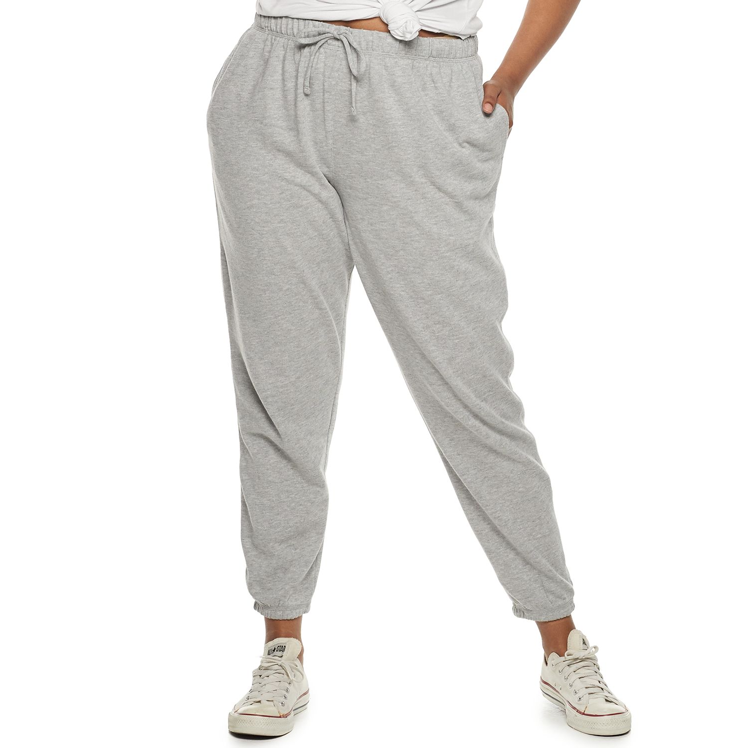 drawstring plus size pants