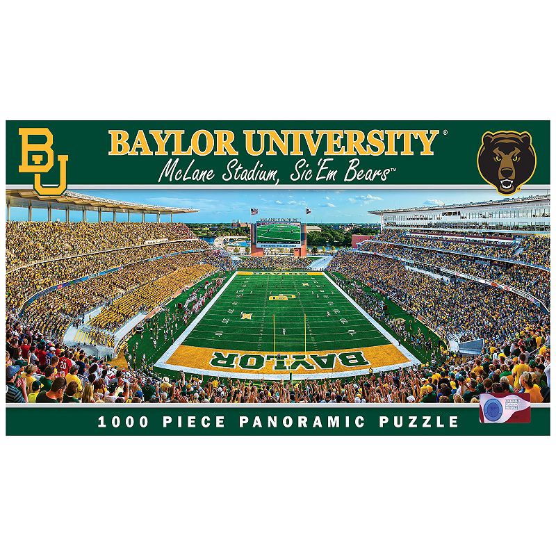 Baylor Bears 1000-Piece Panoramic Puzzle, Bay Team