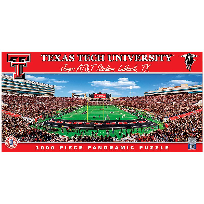 Texas Tech Red Raiders 1000-Piece Panoramic Puzzle, Team