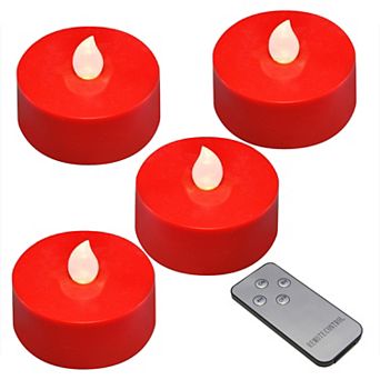 LumaBase Extra Large LED Tea Light 5 pc Set