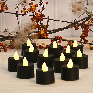 LumaBase Battery Operated LED Tea Light Candles Set
