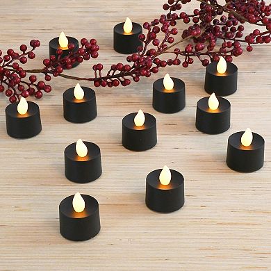 LumaBase Battery Operated LED Tea Light Candles Set