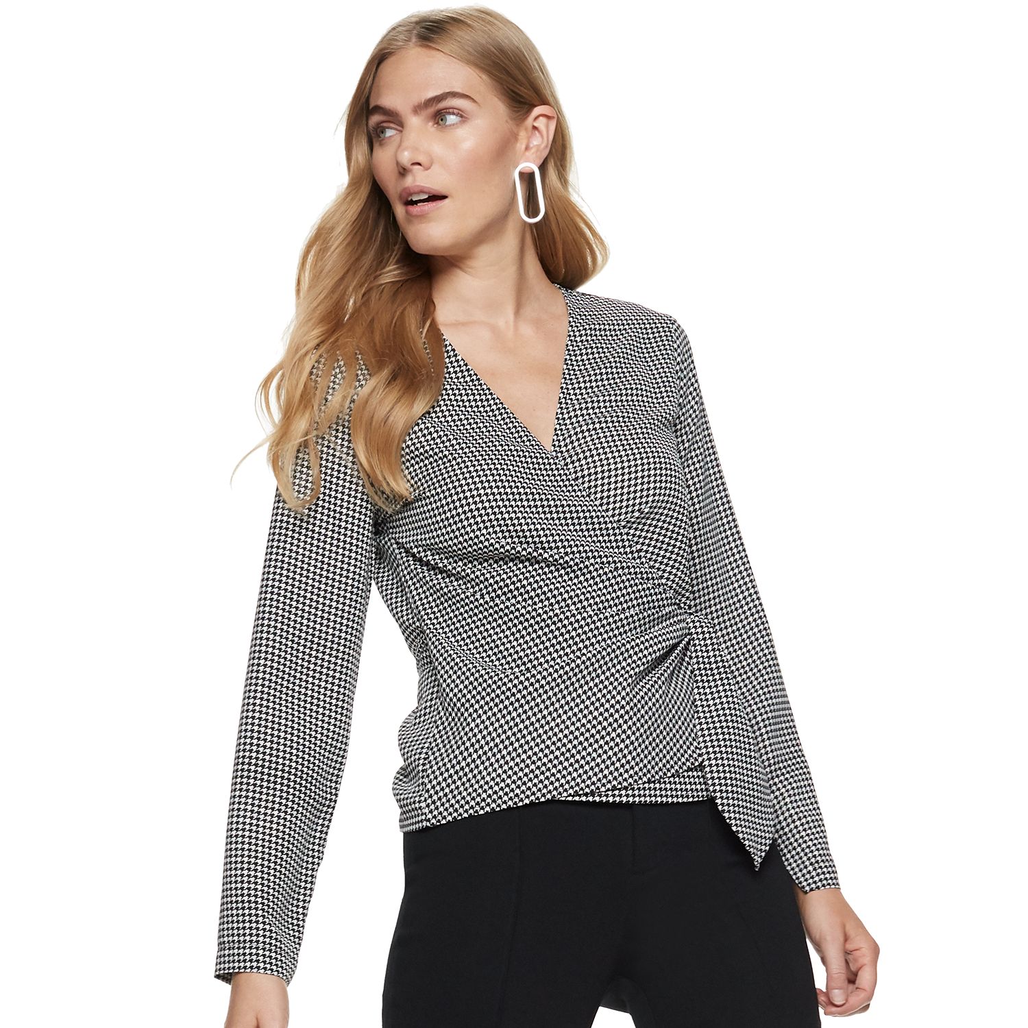 wrap blouse womens