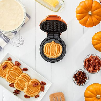 Dash Mini Pumpkin Waffle Maker