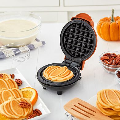 Dash Mini Pumpkin Waffle Maker