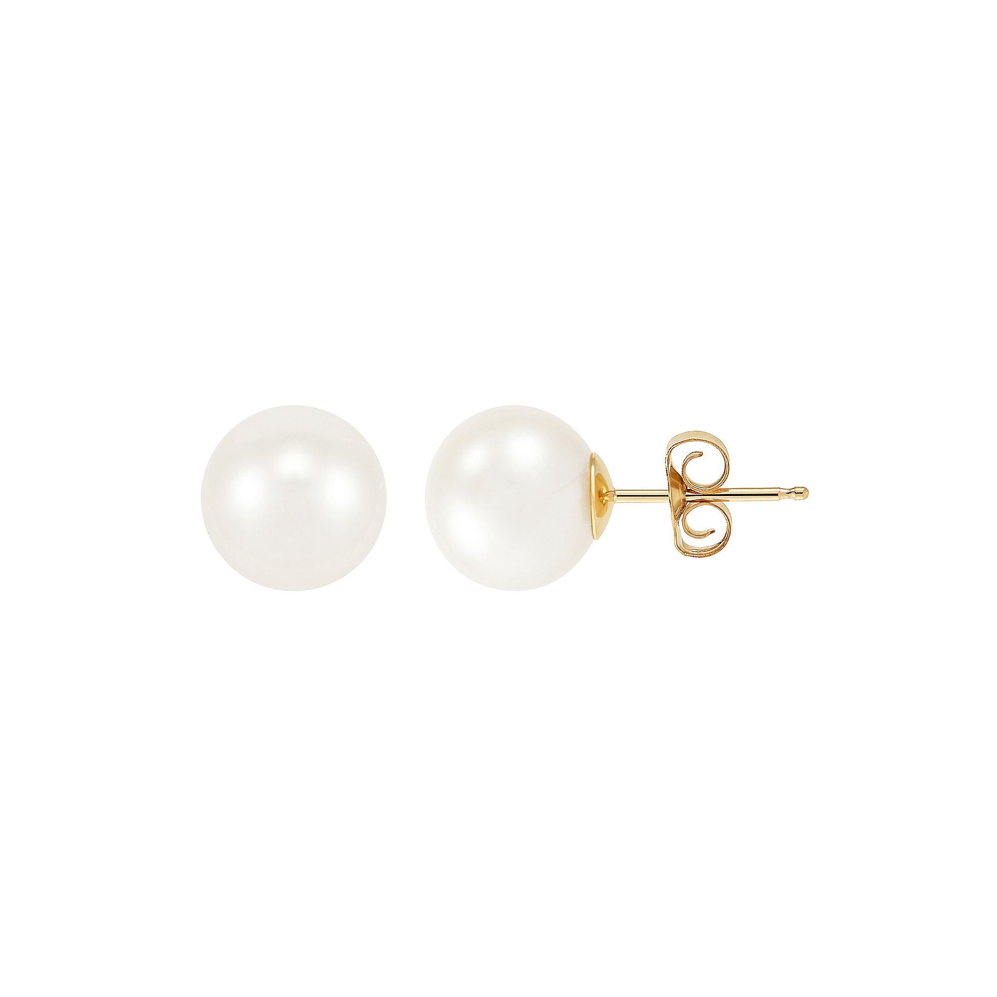 Freshwater by HONORA 10k Gold Freshwater Cultured Pearl Stud Earrings, Wome