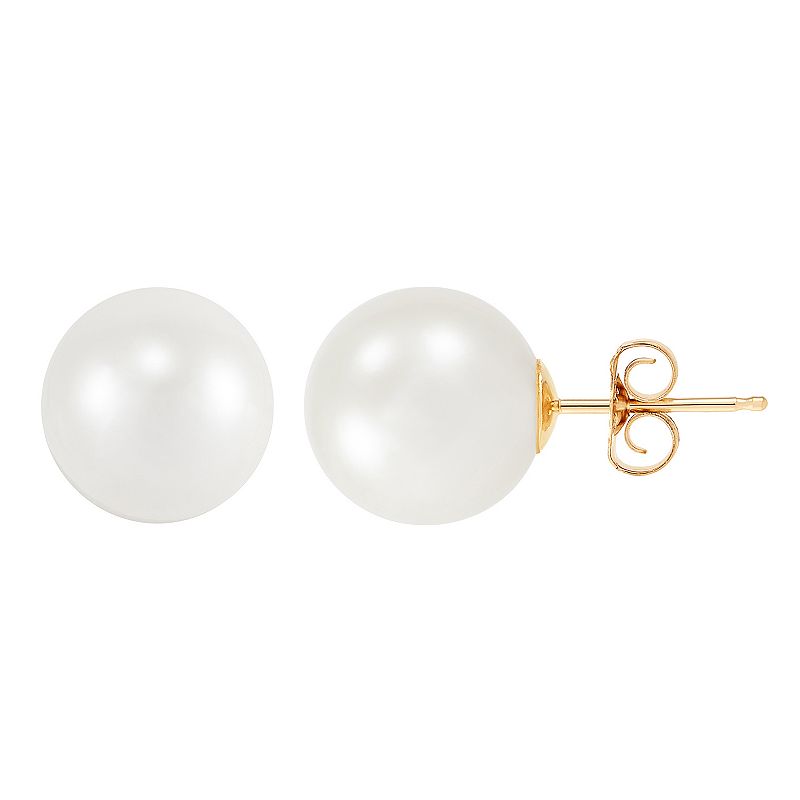 Freshwater by HONORA 10k Gold Freshwater Cultured Pearl Stud Earrings, Wome
