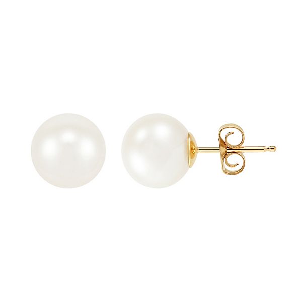 Freshwater by HONORA 10k Gold Freshwater Cultured Pearl Stud Earrings