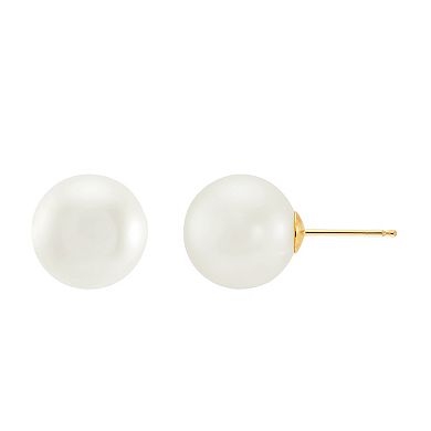 Freshwater by HONORA 10k Gold Freshwater Cultured Pearl Stud Earrings