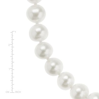 Freshwater by HONORA Freshwater Cultured Pearl Necklace in 10k Gold - 18"