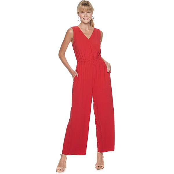 Women's Apt. 9® Sleeveless Wrap Jumpsuit