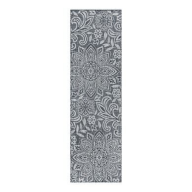 KHL Rugs Savine Floral Indoor Outdoor Rug