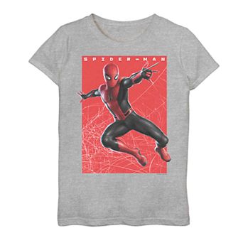 Girls 7-16 Marvel Spider-Man Far From Home Webbed Swing Poster Tee