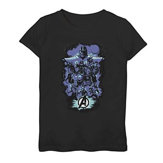 Girls' 7-16 Marvel Avengers Endgame Tonal Art Group Poster Graphic Tee