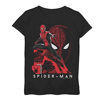 Girls 7-16 Marvel Spider-Man Far From Home Tech Poster Graphic Tee