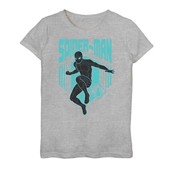 Girls 7-16 Marvel Spider-Man Far From Home Stealth Suit Poster Tee