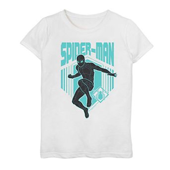 Girls 7-16 Marvel Spider-Man Far From Home Stealth Suit Poster Tee