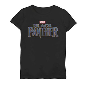 Girls 7-16 Marvel Black Panther Logo Tee