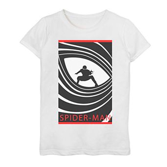 Girls 7-16 Marvel Spider-Man Far From Home Eye Poster Tee