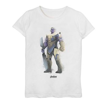 Girls 7-16 Marvel Avengers Endgame Thanos Spray Paint Tee