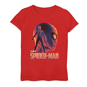 Girls 7-16 Marvel Avengers Infinity War Spider-Man Profile Tee