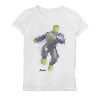 Girls 7-16 Marvel Avengers Endgame Hulk Spray Painted Tee