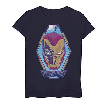 Girls 7-16 Marvel Avengers Endgame Iron Man The End Tee