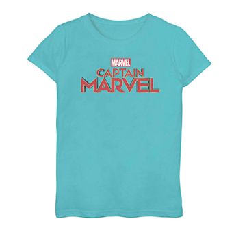 Girls 7-16 Captain Marvel Movie Logo Tee