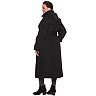 Plus Size TOWER by London Fog Hooded Long Trench Coat