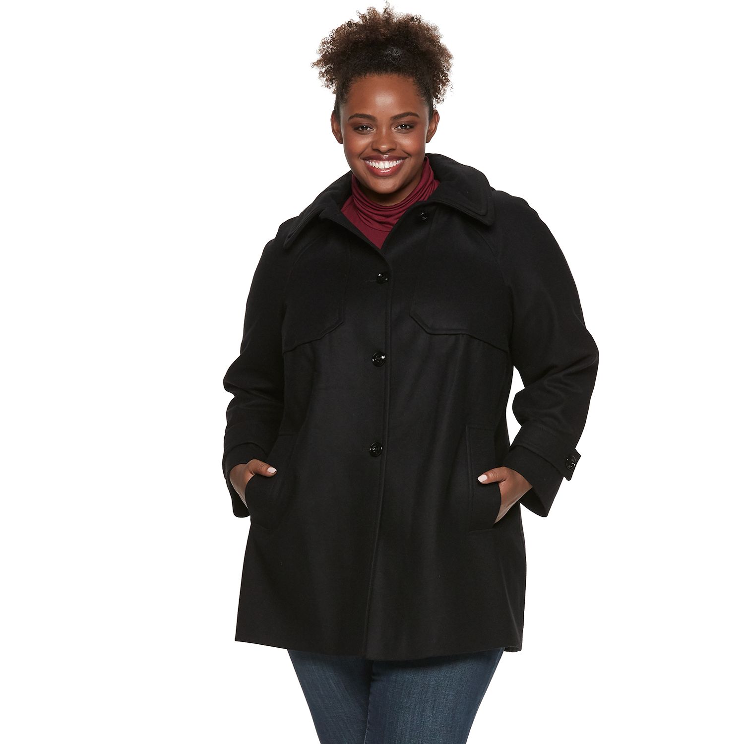 london fog hooded coat