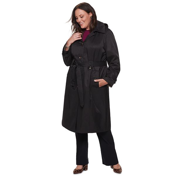 London fog trench on sale coat plus size