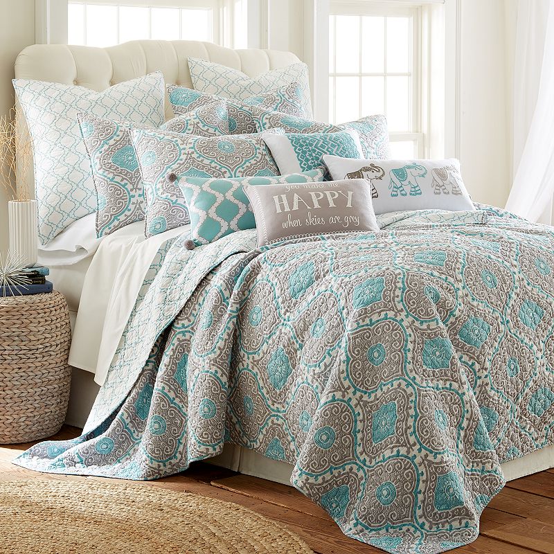 Levtex Home Gramercy Quilt Set, Green, King