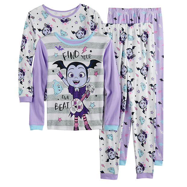 Disney s Vampirina Girl s 4 8 Tops Bottoms Pajama Set