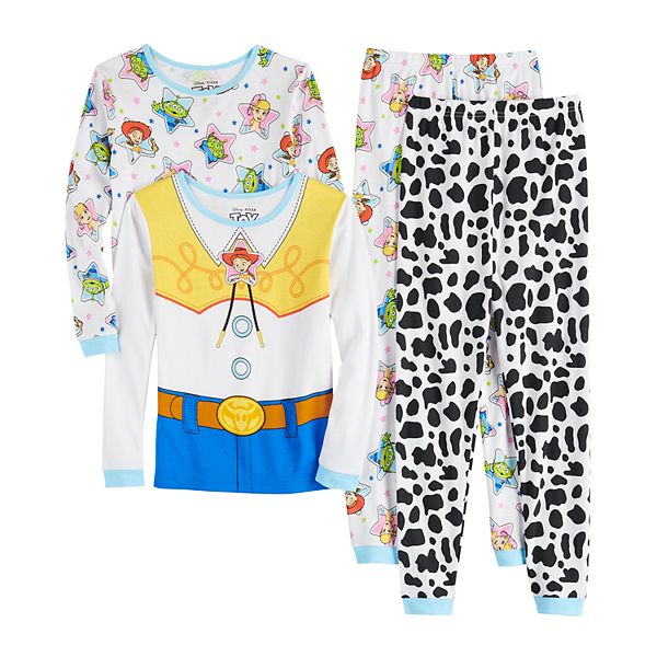 Personalised Toy Story Jessie Long Sleeved Pyjamas Set 18-24 Months, one_Size White 