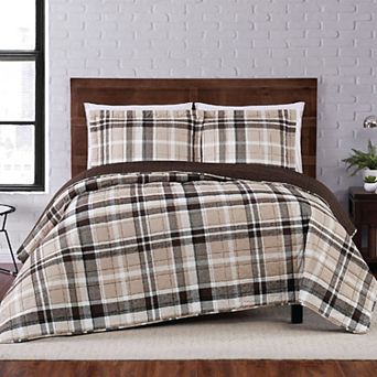Truly Soft Paulette Plaid Quilt Set