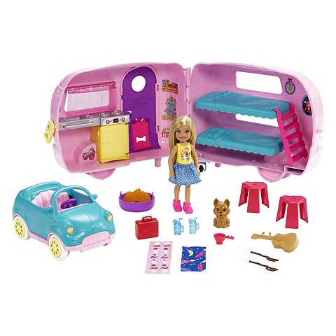 Детские куклы Barbie Club Chelsea Camper