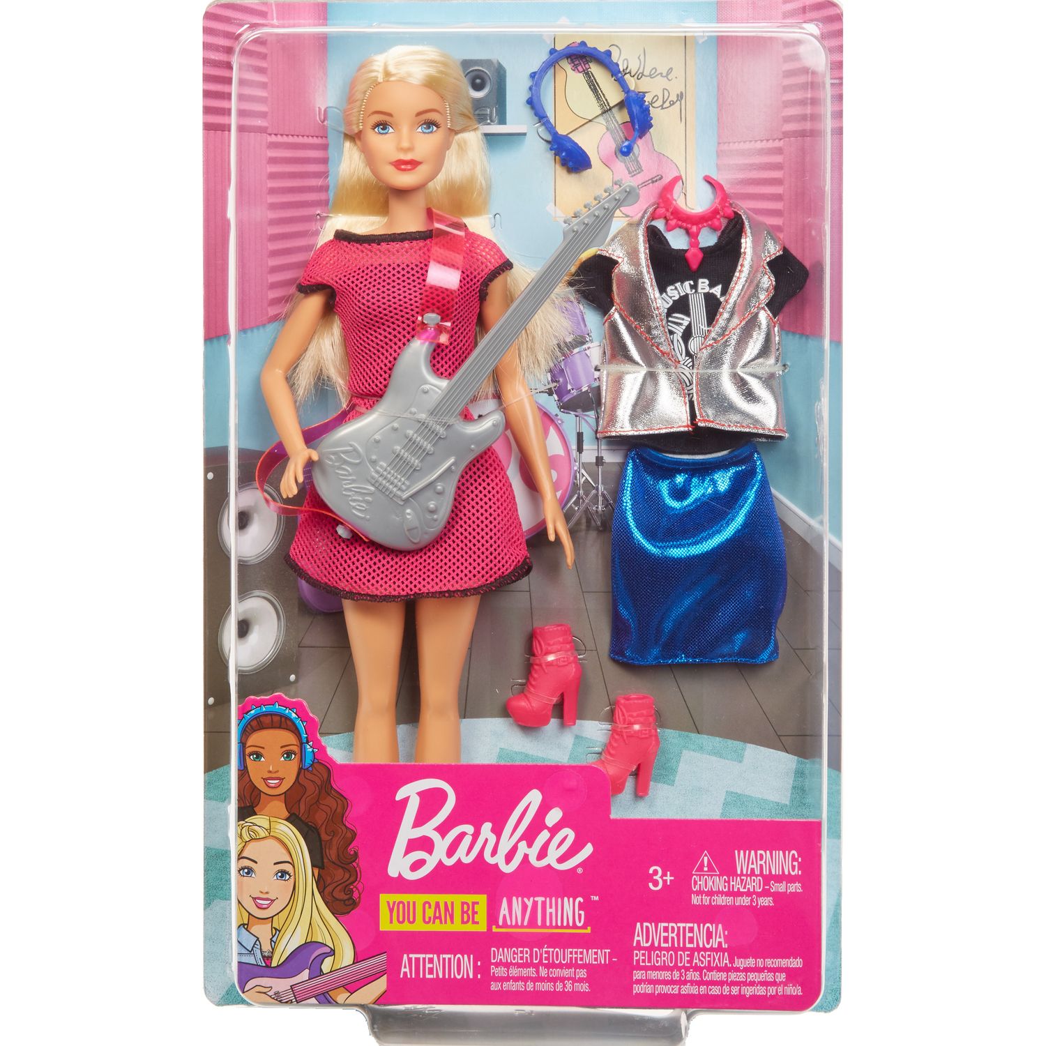 barbie musician doll & playset