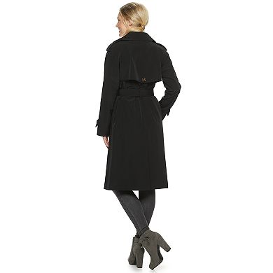 Women's TOWER by London Fog Double-Breasted Trench Coat