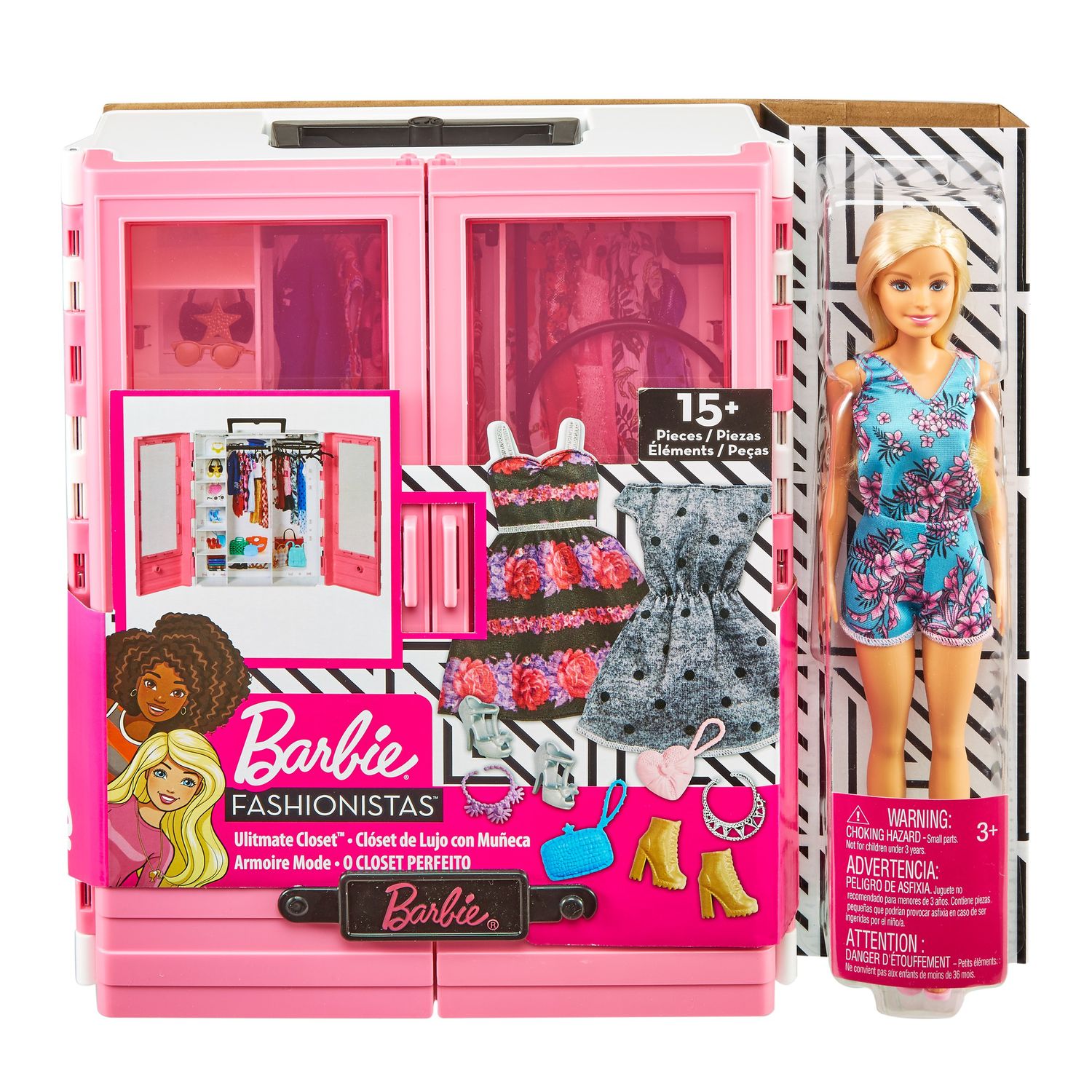 barbie store it all rolling bin