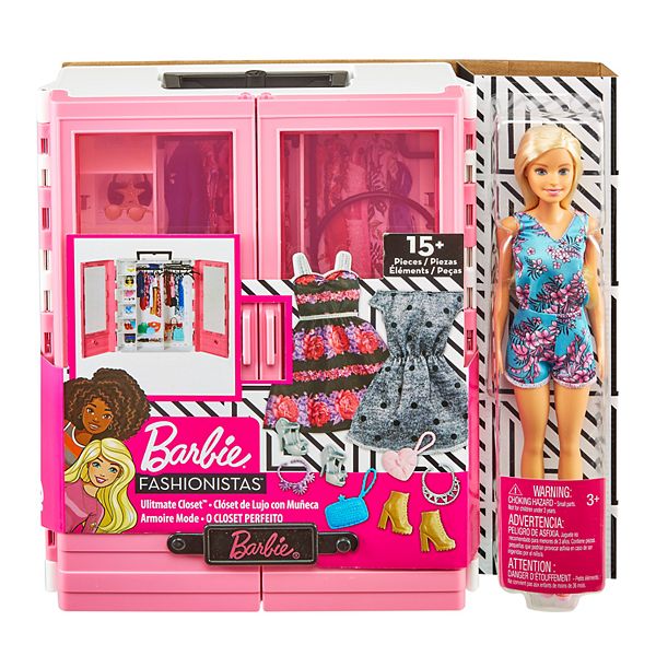 our barbie dolls came with a closet case - really cool - Ma worked