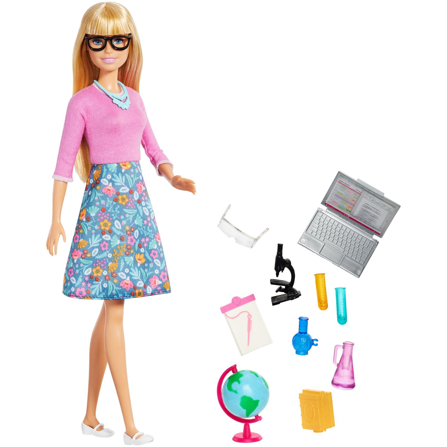 barbie career teacher doll and playset