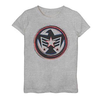 Girls' 7-16 Captain Marvel Falcon Graphic Tee