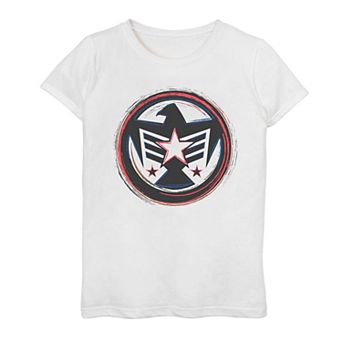 Girls' 7-16 Captain Marvel Falcon Graphic Tee