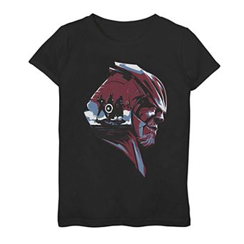 Girls 7-16 Marvel Avengers Endgame Thanos Hero Fill Tee