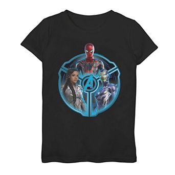 Girls 7-16 Marvel Avengers Endgame Trio Circle Tee