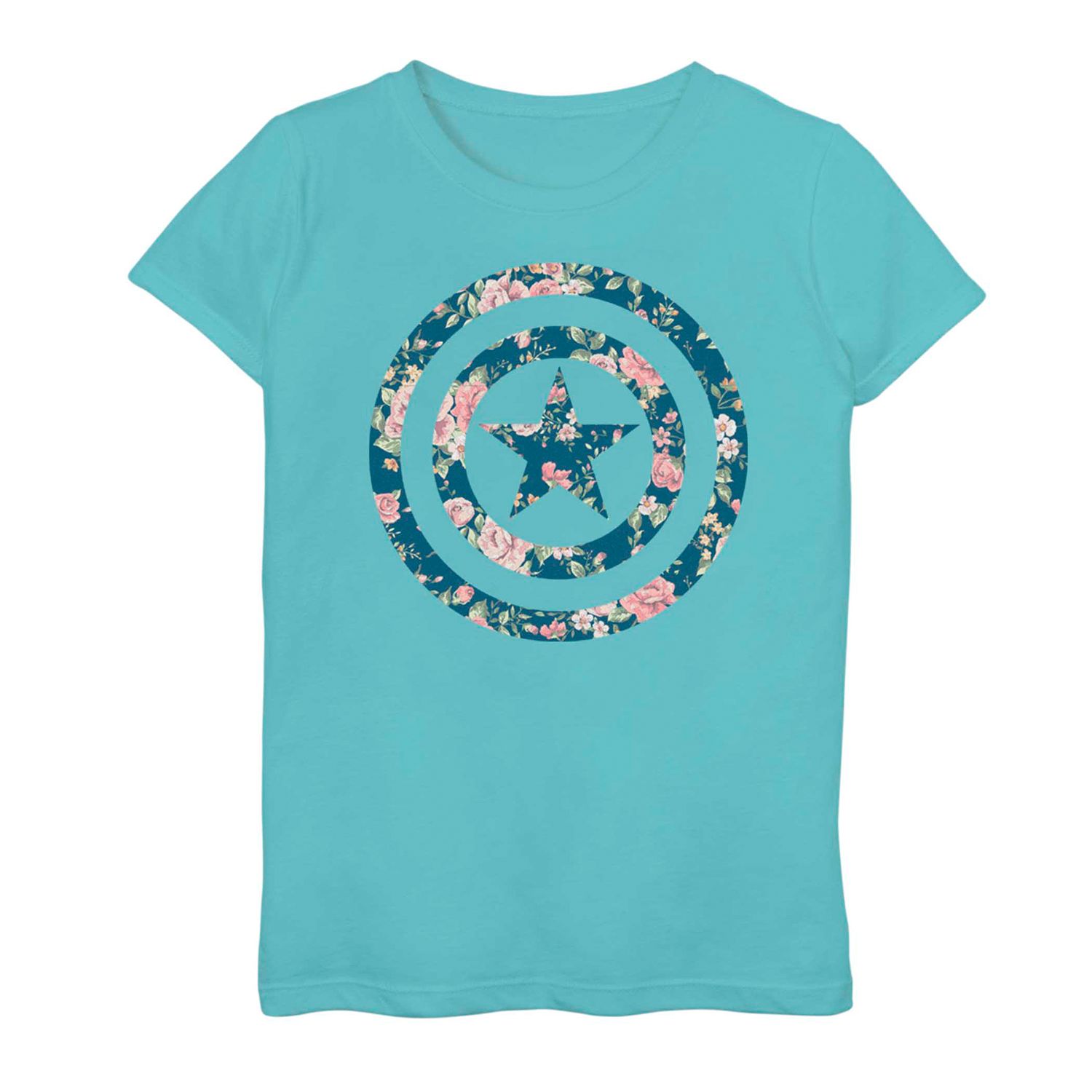 girls captain america shirt