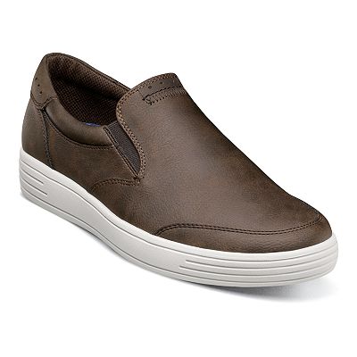 Nunn Bush KORE Men\'s Brown Leather Slip-On Shoes with Gel Heel Cushion Size 12M Nunn Bush Kor Brown Casual Dress Leather Shoes Mens Sz 11  main image 4