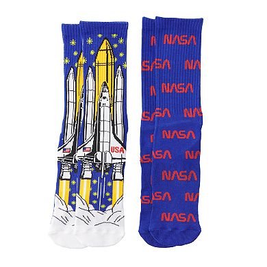 Men's NASA 2-Pack Crew Socks