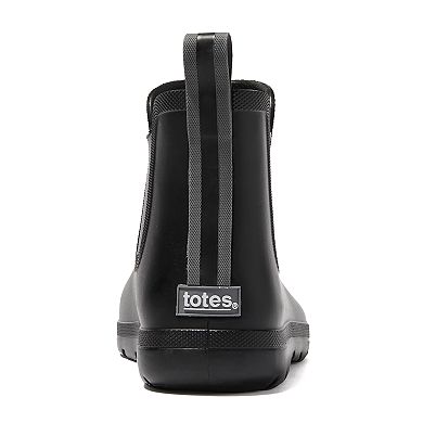 totes Cirrus Men's Waterproof Chelsea Rain Boots